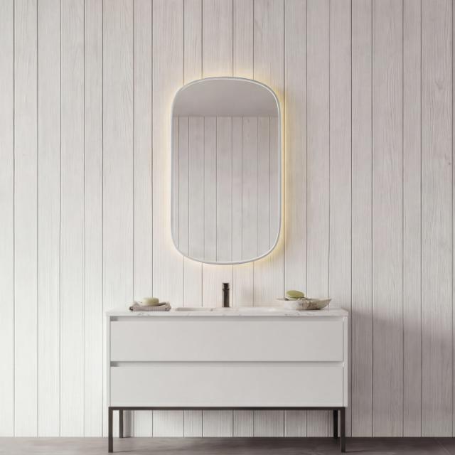 Bloom Spiegel 600x1000 mm Grau