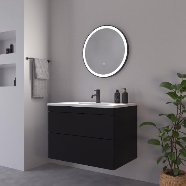 Nyborg Spiegel Ø600 mm Schwarz