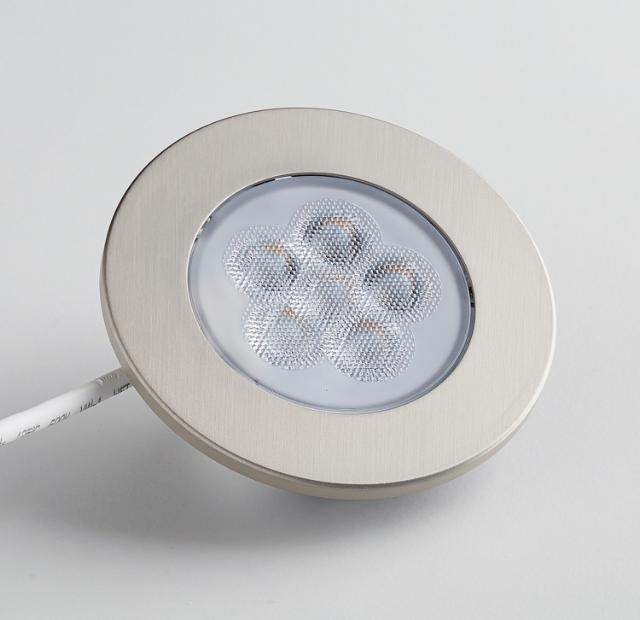 ID-LED spot MultiWhite® 12V Stahl