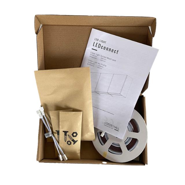 LEDconnect 12V Montagekit Oberfläche 1200 mm