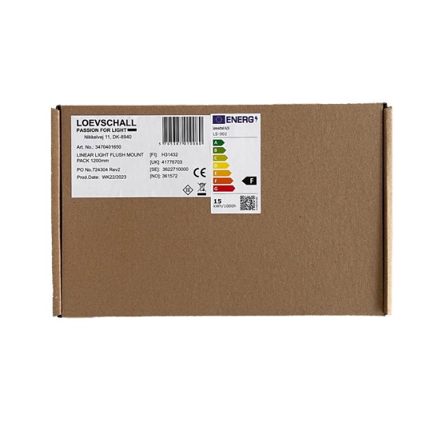 LEDconnect 12V Montagesatz eingefräst 1200 mm