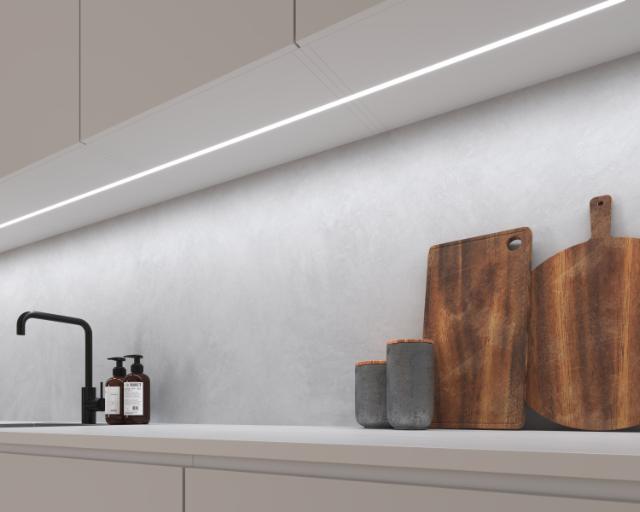 LEDconnect MultiWhite® 12V Montagesatz eingefräst 3000 mm